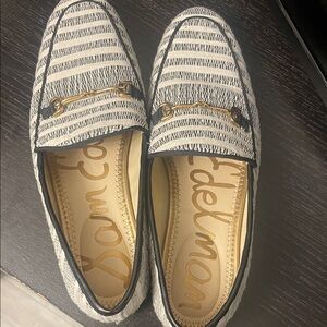 Sam Edelman Striped Black and White womens  Loafers